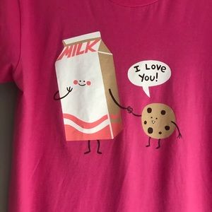Threadless ‘Cookie Loves Milk’ Cotton Tee